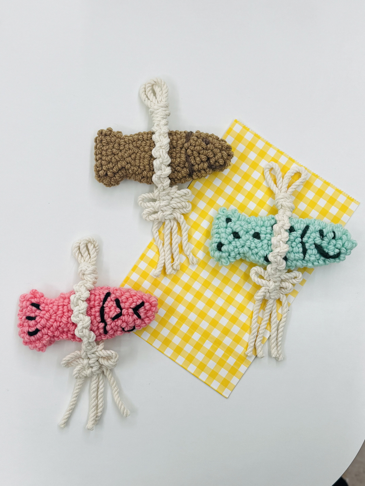 [Seoul] Punchneedle embroidery Luck with Thread : Korean Lucky Dried ...