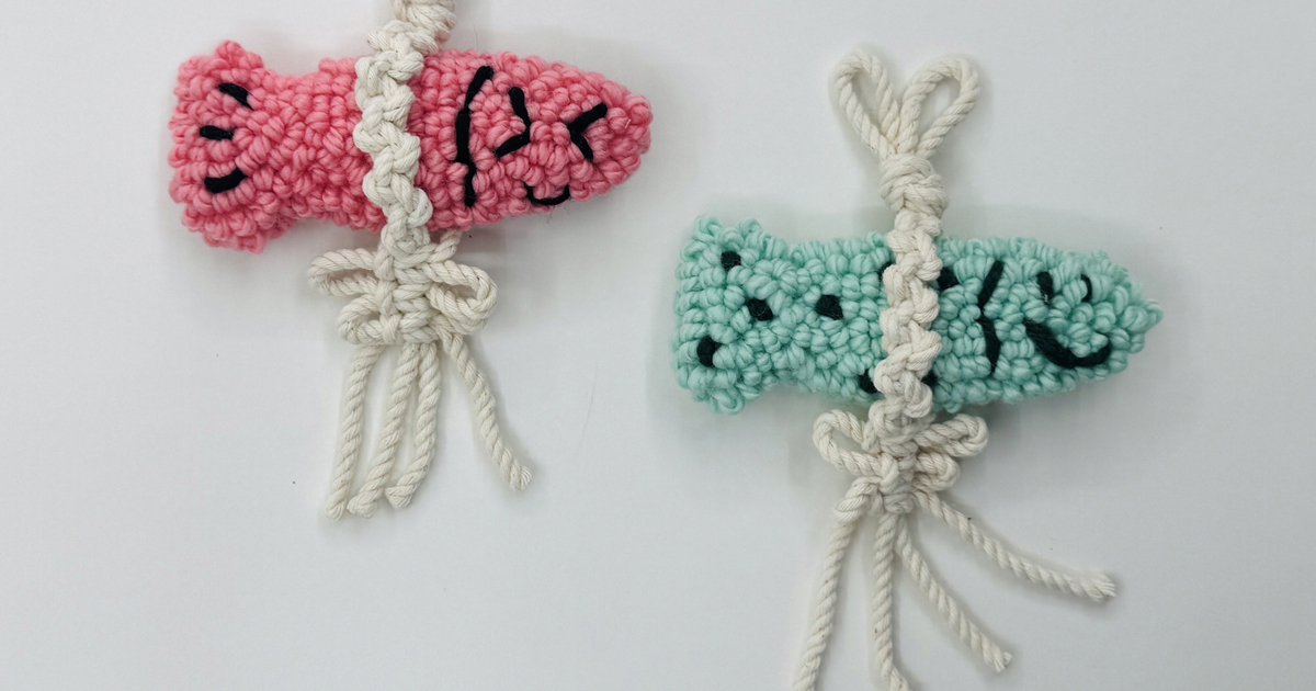 [Seoul] Punchneedle embroidery Luck with Thread : Korean Lucky Dried ...